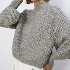 Zara Balloon Sleeve Sweater